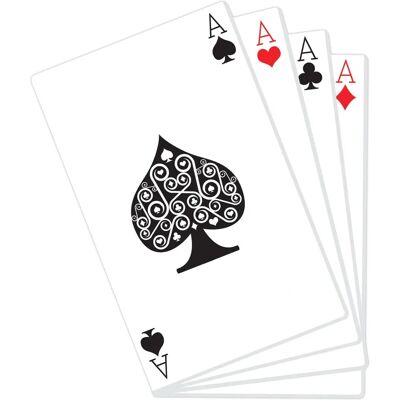 Star Cutouts - Spielkarten Pappaufsteller Star Cutouts - Spielkarten Pappaufsteller