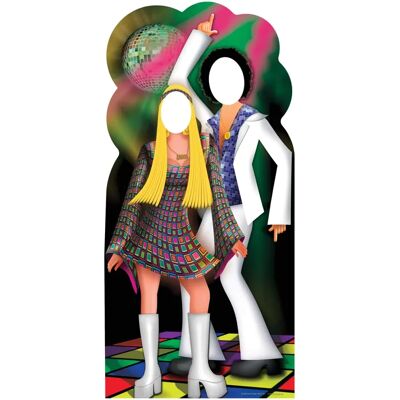 Star Cutouts 70s Disco Photo Stand 1.8m Colorful - Party Decoration Star Cutouts 70s Disco Photo Stand 1.8m Colorful - Party Decoration