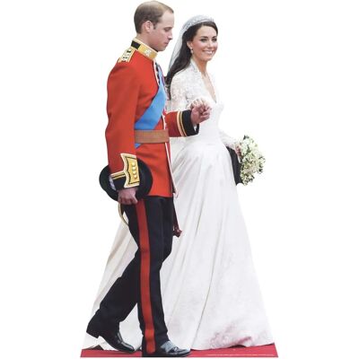 Kate William Giant Figurine - Royal Couple Decor Kate William Giant Figurine - Royal Couple Decor