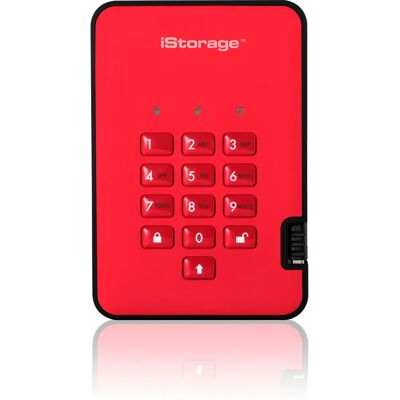 iStorage diskAshur 2-SSD - 128GB red iStorage diskAshur 2-SSD - 128GB red