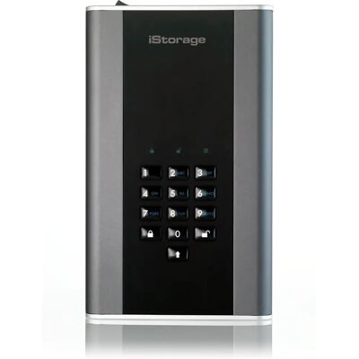 iStorage diskAshur DT2 18TB Externe verschlüsselte Festplatte - Schwarz & Grau iStorage diskAshur DT2 18TB Externe verschlüsselte Festplatte - Schwarz & Grau