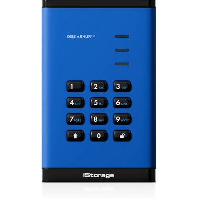 iStorage diskAshur3 SSD - 16TB Blue - External SSD iStorage diskAshur3 SSD - 16TB Blue - External SSD