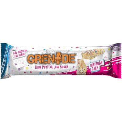 Grenade Carb Killa Birthday Cake Protein Bar - High Protein, 60g Grenade Carb Killa Birthday Cake Protein Bar - High Protein, 60g