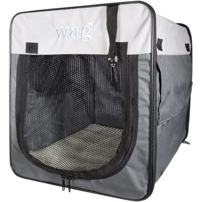 Henry Wag Large Foldable Fabric Travel Pet Crate - Pet Crate Henry Wag Large Foldable Fabric Travel Pet Crate - Pet Crate