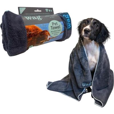 Henry Wag Microfibre Pet Towel Large - Pet Towel Henry Wag Microfibre Pet Towel Large - Pet Towel