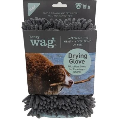Henry Wag Microfibre Cleaning Glove - Pet Cleaning & Drying Henry Wag Microfibre Cleaning Glove - Pet Cleaning & Drying