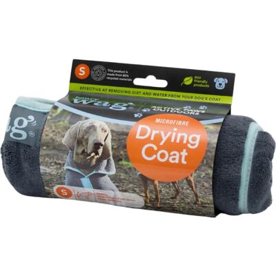 Henry Wag Microfibre Dog Coat - Blue/Grey - Large Henry Wag Microfibre Dog Coat - Blue/Grey - Large