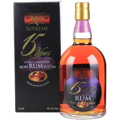 XM Royal Rum XM SUPREME 15 Jahre Alter Karibik Rum - Rum XM Royal Rum XM SUPREME 15 Jahre Alter Karibik Rum - Rum