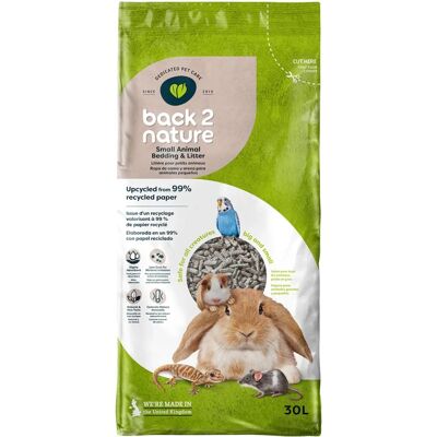 Back 2 Nature Small Animal Bedding - Biodegradable, 30L Back 2 Nature Small Animal Bedding - Biodegradable, 30L