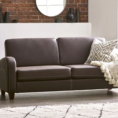 Julian Bowen Vivo Chestnut Kunstleder 3-Sitzer - Sofa Julian Bowen Vivo Chestnut Kunstleder 3-Sitzer - Sofa