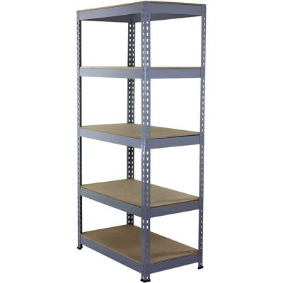 Harmaa Monster Racking Säilytyskaappi - 90cm Leveys 5 Kerrosta Teräs Säilytys Harmaa Monster Racking Säilytyskaappi - 90cm Leveys 5 Kerrosta Teräs Säilytys