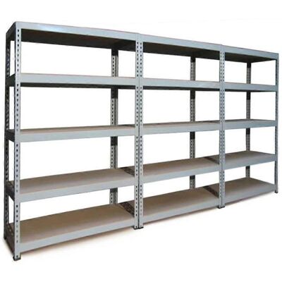 Scaffali Q-Rax Grigi Monster - 5 Ripiani per Garage Scaffali Q-Rax Grigi Monster - 5 Ripiani per Garage