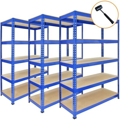 Monster Racking Sininen 5-Tasoinen Autokatosteline - Teräs, 90x50cm Monster Racking Sininen 5-Tasoinen Autokatosteline - Teräs, 90x50cm