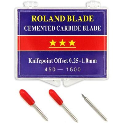 Monster Cable - 3 lames de coupe vinyle - Argent - Vinyl Cutter Blades - Publicité Monster Cable - 3 lames de coupe vinyle - Argent - Vinyl Cutter Blades - Publicité