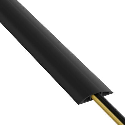 D-Line Schwarz Leichte Bodenkabelabdeckung - 60mm x 1,8m D-Line Schwarz Leichte Bodenkabelabdeckung - 60mm x 1,8m