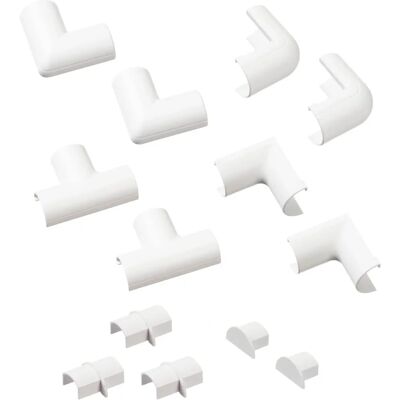 d-line Adapteripakkaus 20x10mm Valkoinen - Kaapelikanavien Lisävarusteet d-line Adapteripakkaus 20x10mm Valkoinen - Kaapelikanavien Lisävarusteet