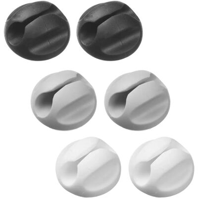 Dline Clips pour câbles 6 pièces - Organisez câbles, Auto-adhésifs - 8mm - Publicité Dline Clips pour câbles 6 pièces - Organisez câbles, Auto-adhésifs - 8mm - Publicité