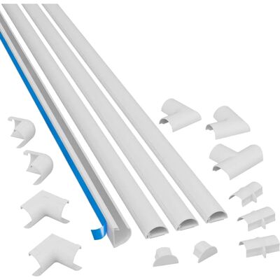 D-line 3015KIT001 Goulotte électrique - 30x15mm, 4x1m - Publicité D-line 3015KIT001 Goulotte électrique - 30x15mm, 4x1m - Publicité
