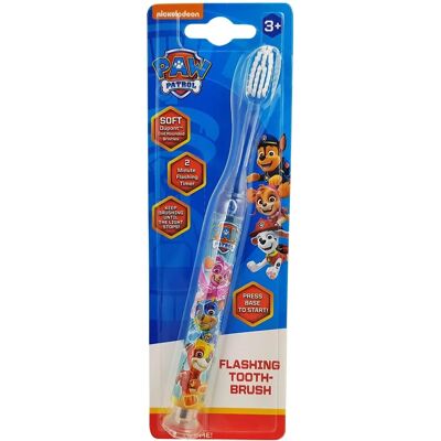 Nickelodeon Paw Patrol Flashing Toothbrush - Soft Bristles Nickelodeon Paw Patrol Flashing Toothbrush - Soft Bristles