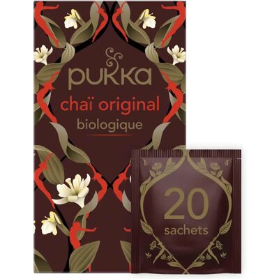 Thé Chai Bio Pukka - Mélange Traditionnel Indien Thé Chai Bio Pukka - Mélange Traditionnel Indien