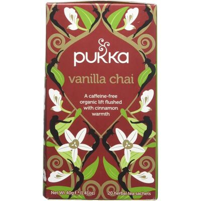 Pukka Vanille Chai - Biologische Kruidenthee met Kaneel & Gember - 20 Filters Pukka Vanille Chai - Biologische Kruidenthee met Kaneel & Gember - 20 Filters