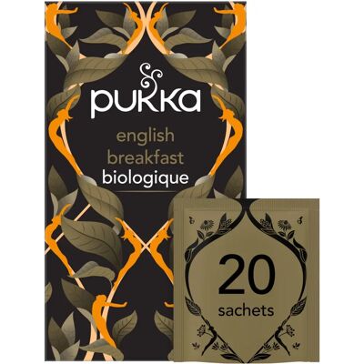 Thé Anglais Élégant Bio de Pukka - 20 Sachets - Publicité Thé Anglais Élégant Bio de Pukka - 20 Sachets - Publicité