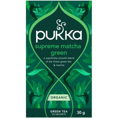 Pukka Supreme Green Matcha - Tè Verde, Limone, Finocchio - Tè Pukka Supreme Green Matcha - Tè Verde, Limone, Finocchio - Tè