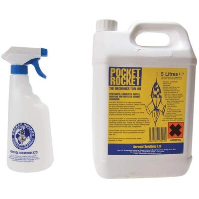 Aerosol Aerosol Solutions 1017C Pocket Rocket Lubricant Repellent 5 Litre Aerosol Aerosol Solutions 1017C Pocket Rocket Lubricant Repellent 5 Litre