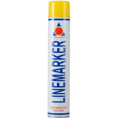 Aerosol Spray Paint Yellow - 750ml - Line Marking Paint Aerosol Spray Paint Yellow - 750ml - Line Marking Paint