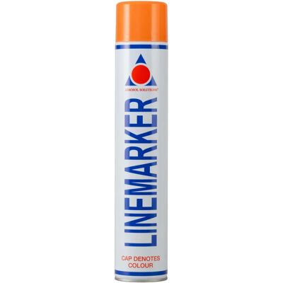 Aerosol Solutions Line Marking Paint - Orange - 750ml Aerosol Solutions Line Marking Paint - Orange - 750ml