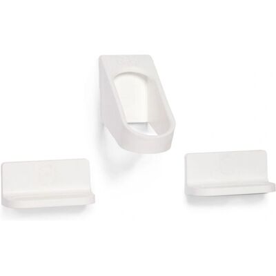 Cycloc - HERO - White - Wall Mounted - Bike Holder - Publicité Cycloc - HERO - White - Wall Mounted - Bike Holder - Publicité