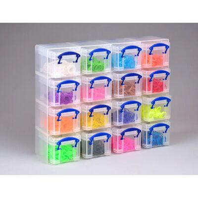Really Useful 16 x 0,14l Durchsichtige Aufbewahrungsbox - Box Really Useful 16 x 0,14l Durchsichtige Aufbewahrungsbox - Box