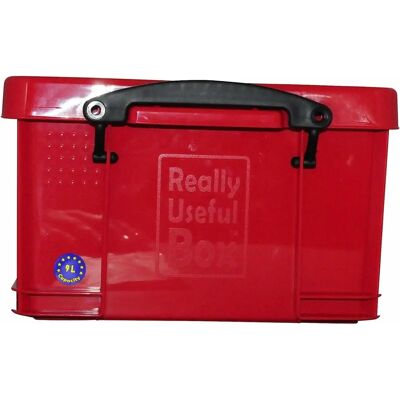 Really Useful Boîte de rangement - 9L, Rouge, 39,5x25,5x15,5cm - Boîte de rangement - Publicité Really Useful Boîte de rangement - 9L, Rouge, 39,5x25,5x15,5cm - Boîte de rangement - Publicité