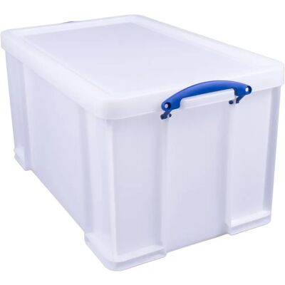 Unmarkierte Really Useful Box - Aufbewahrungsbox 84L Weiß Langlebig Unmarkierte Really Useful Box - Aufbewahrungsbox 84L Weiß Langlebig