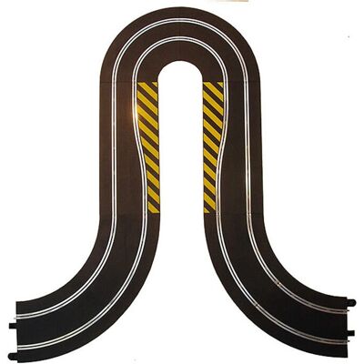 Scalextric - C9022J - Hairpin Curve - Wipes - Accessory Scalextric - C9022J - Hairpin Curve - Wipes - Accessory