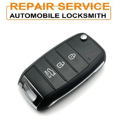 Kia - 3 Button Flip Key Case - Kia Sportage - Ceed - Key Case Kia - 3 Button Flip Key Case - Kia Sportage - Ceed - Key Case