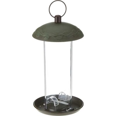 Peckish Secret Garden Bird Seed Feeder - Easy Clean, Grey Peckish Secret Garden Bird Seed Feeder - Easy Clean, Grey