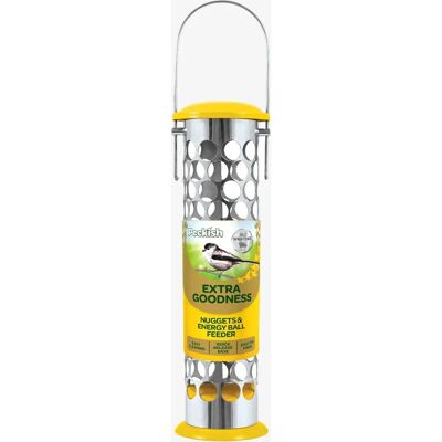 Peckish Bird Feeder - Energy Nugget Squirrel Resistant - 30cm Yellow Peckish Bird Feeder - Energy Nugget Squirrel Resistant - 30cm Yellow