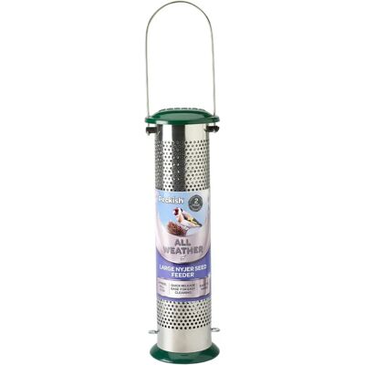 Peckish Large Metal Nyjer Seed Bird Feeder - Bird Feeder Peckish Large Metal Nyjer Seed Bird Feeder - Bird Feeder