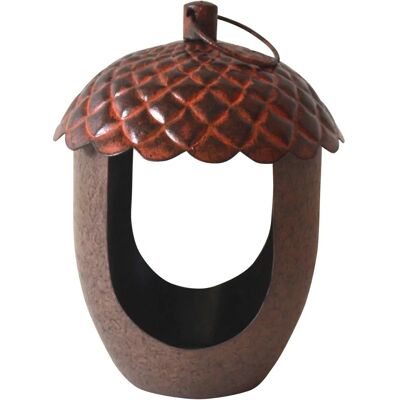Distributeur de noisettes Peckish - Métal, 19cm, Élégant - Mangeoire à Oiseaux - Publicité Distributeur de noisettes Peckish - Métal, 19cm, Élégant - Mangeoire à Oiseaux - Publicité