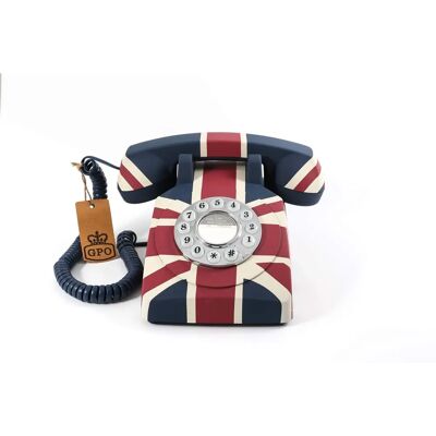 GPO Union Jack Retro Bureaudrukknoptelefoon - Divers Accessoires GPO Union Jack Retro Bureaudrukknoptelefoon - Divers Accessoires