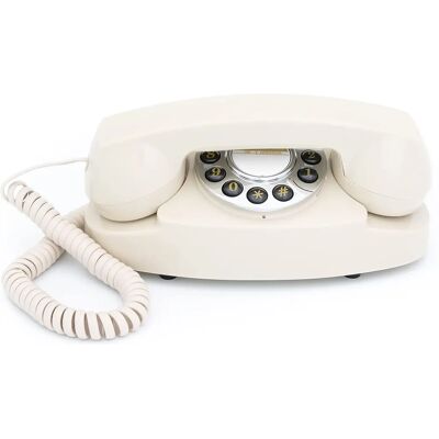 GPO Audrey Telefone Vintage com botões na cor marfim GPO Audrey Telefone Vintage com botões na cor marfim