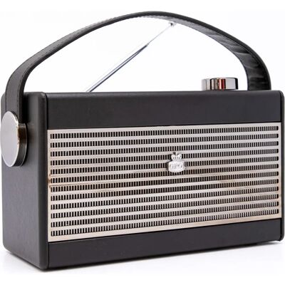 GPO Darcy Vintage Radio - Zwart & Zilver - Radio GPO Darcy Vintage Radio - Zwart & Zilver - Radio