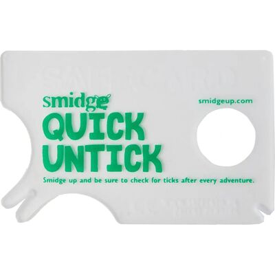 Carta Smidge Quick Untick - Strumento di rimozione delle zecche per animali domestici Carta Smidge Quick Untick - Strumento di rimozione delle zecche per animali domestici