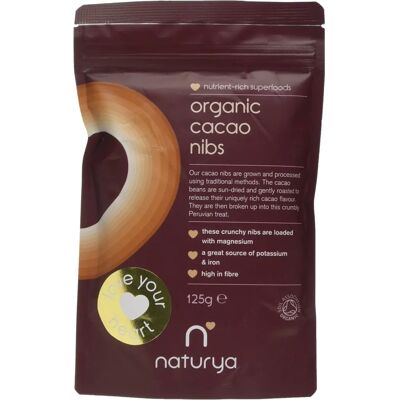 Naturya Organic Cacao Nibs - Cacao Nibs - Vegan, Gluten-Free Naturya Organic Cacao Nibs - Cacao Nibs - Vegan, Gluten-Free