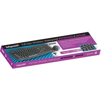 Infapower X206 Wireless Keyboard & Mouse - Keyboard and Mouse Set Infapower X206 Wireless Keyboard & Mouse - Keyboard and Mouse Set