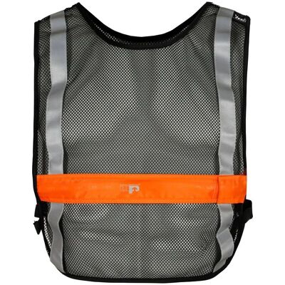 Ultimate Performance Schwarz / Orange LED-Weste - Hohe Sichtbarkeit Ultimate Performance Schwarz / Orange LED-Weste - Hohe Sichtbarkeit