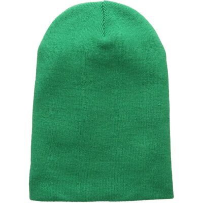 Beechfield Kelly Green Ribbebåndet Beanie - Unisex Vinterhue Beechfield Kelly Green Ribbebåndet Beanie - Unisex Vinterhue