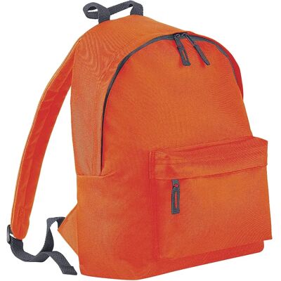 Bag Base Original Fashion Backpack - Orange/Grey - Backpack Bag Base Original Fashion Backpack - Orange/Grey - Backpack