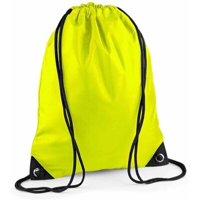 BagBase BG10 Jaune Néon Sac de Sport - 11 Litres - Publicité BagBase BG10 Jaune Néon Sac de Sport - 11 Litres - Publicité